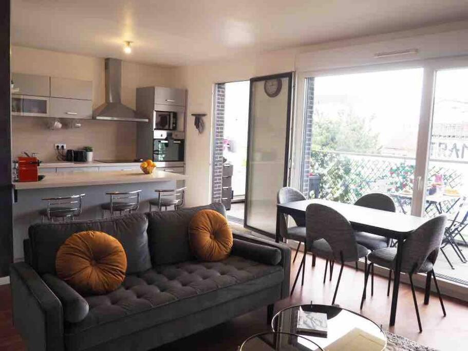 Appartement 80M2, Terrasse Sud, Metro 7 Direction Louvre A 8Minutes, Parking Sous-Sol, Proche Paris-Bercy Ivry-sur-Seine Bagian luar foto